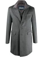 Herno manteau boutonné à design superposé - Gris