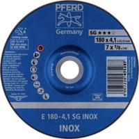 PFERD 62217432 E 180-4,1 SG INOX Afbraamschijf gebogen Diameter 180 mm Boordiameter 22.23 mm RVS 10 stuk(s) - thumbnail