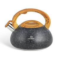 Edenberg Black Line - Luxe RVS Fluitketel - 3.0 liter - Zwart