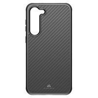 Black Rock - Carbonhoes, robuust, case, echt carbon, geschikt voor Samsung Galaxy S23 Plus 5G, koolstofvezel, zwart, zwart
