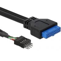 Delock USB 3.0 Pinheader naar USB 2.0 Pinheader kabel