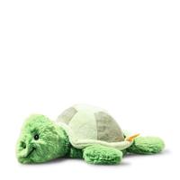 Steiff Knuffeldier Tuggy schildpad, schattig knuffeldier, kinderen, jongens en meisjes, zachte knuffelvrienden, pluche dier, 27 cm, groen, 063855