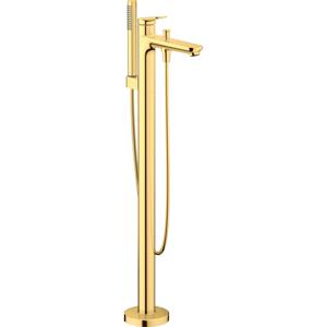 Duravit Wave Badmengkraan - vrijstaand - 2 functies - voorsprong 22.5cm - eengreeps - goud gepolijst wa5250000034