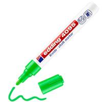 edding 4095 krijtmarker - licht-groen - 1 krijtstift - ronde punt 2-3 mm - krijtstift voor borden, uitwisbaar - voor het schrijven op ruiten, glas, spiegels - bordstift met dekkende kleuren