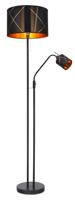 Globo Design staande lamp Bemmo met leeslamp 15431S3 - thumbnail