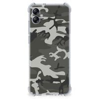 Samsung Galaxy A04e Doorzichtige Silicone Hoesje Army Light