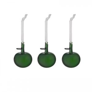 Iittala Kerst 2021 Glazen appel groen set van 3