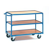 Fetra Hauptartikel 2952 Tafelwagen Staal Poedercoating Laadvermogen (max.): 250 kg Stralend blauw (RAL 5007) - thumbnail