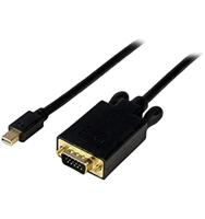 StarTech.com 4,5 m lange Mini DisplayPort-naar-VGA-adapterconverterkabel – mDP naar VGA 1920x1200 - zwart