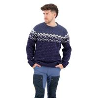 Fjällräven Övik gebreide sweater voor heren, Dark Navy/Mountain Blue, M