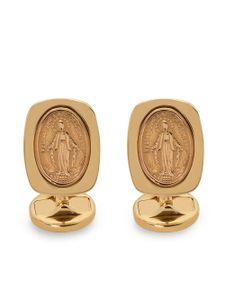 Dolce & Gabbana boutons de manchette Devotion en or 18ct - Jaune