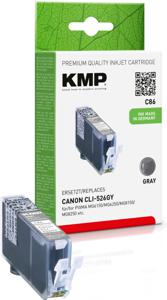 KMP Inktcartridge vervangt Canon CLI-526GY Compatibel Grijs C86 1515,0041