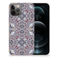 iPhone 12 Pro Max TPU Siliconen Hoesje Flower Tiles - thumbnail