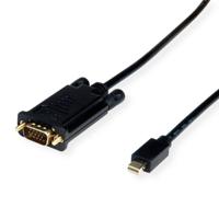 VALUE 11.99.5806 video kabel adapter 1,5 m Mini DisplayPort VGA (D-Sub) Zwart - thumbnail