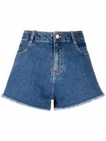 Kenzo short en jean à logo brodé - Bleu