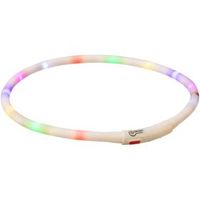 TRIXIE HALSBAND USB FLASH LIGHT LICHTGEVEND OPLAADBAAR ORANJE 70X1CM - thumbnail