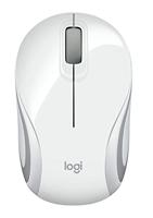 Logitech M187 Draadloze mini Muis, 2.4GHz USB dongle, 1000 DPI Optische Tracking, 3 Knoppen, PC/Mac/Laptop - Wit