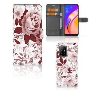 Hoesje OPPO Reno5 Z | A94 5G Watercolor Flowers