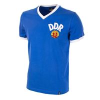 DDR Retro Voetbalshirt WK 1974 - thumbnail