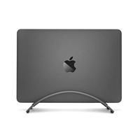 Twelve South BookArc voor MacBook | Ruimtebesparende verticale standaard voor het organiseren van werk en thuiskantoor voor Apple MacBooks, *Nu compatibel met M1 MacBooks* (spacegrijs)