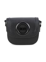 Dkny Kids sac porté épaule à plaque logo - Noir