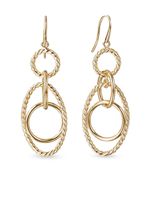 David Yurman boucles d'oreilles en or 18ct