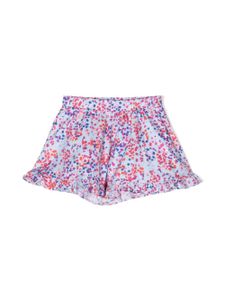 Philosophy Di Lorenzo Serafini Kids short à fleurs - Bleu