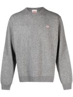 Danton pull en laine à patch logo - Gris - thumbnail