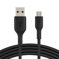 Belkin Micro-USB-kabel voor apparaten zoals draagbare luidsprekers, powerbanken en e-readers (1 m, zwart)