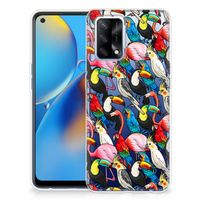 OPPO A74 4G TPU Hoesje Birds - thumbnail