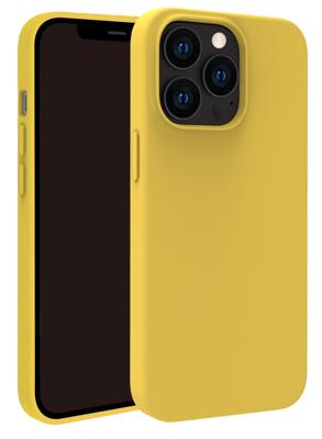 Vivanco Hype Backcover Apple iPhone 13 Pro Geel Inductieve lading, Stootbestendig