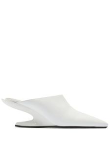 Nº21 mules Sabot 60 mm en cuir - Blanc