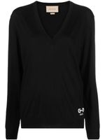 Gucci V-neck wool jumper - Noir