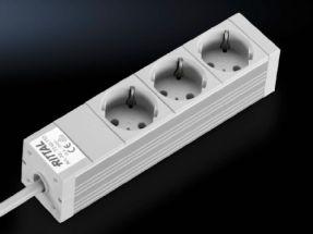 Rittal DK 7240.110 power uitbreiding 2 m 3 AC-uitgang(en) Binnen Grijs
