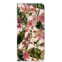 OPPO A77 5G | A57 5G Smart Cover Flowers - thumbnail