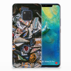 Huawei Mate 20 Pro Siliconen Hoesje met foto Badges