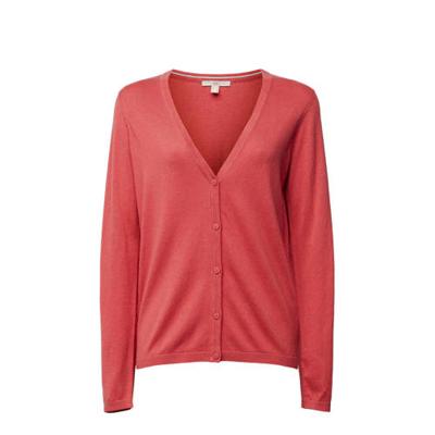 edc Women fijngebreid vest oudroze