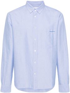 MARANT chemise Jasolo à logo brodé - Bleu