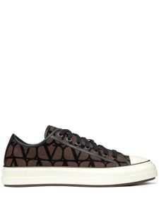 Valentino Garavani baskets Toile Iconographe - Marron