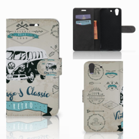 Huawei Y6 II | Honor 5A Telefoonhoesje met foto Retro VW Bus