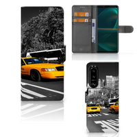 Sony Xperia 5III Flip Cover New York Taxi - thumbnail