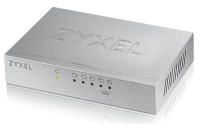 Zyxel ES-105A Unmanaged Fast Ethernet (10/100) Zilver Zyxel ES-105A Unmanaged Fast Ethernet (10/100) Zilver