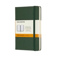 Notitieboek Moleskine pocket 90x140mm lijn hard cover myrtle green - thumbnail