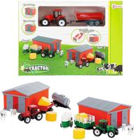 Toi Toys Tractor Set met Schuur Verschillende Uitvoeringen - thumbnail