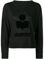 MARANT ÉTOILE t-shirt Kilsen à logo imprimé - Noir - thumbnail