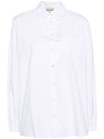 Semicouture chemise à manches bouffantes - Blanc