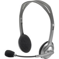 Logitech H110 On Ear headset Computer Kabel Stereo Grijs Ruisonderdrukking (microfoon)