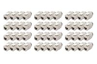 DIGITUS Keystone module Cat-6A afgeschermd - 48 stuks - RJ45 jack - 500 MHz 10GBase-T - AWG 26-22 - Ontwerp - Met vergrendelingshendel - Montage zonder gereedschap