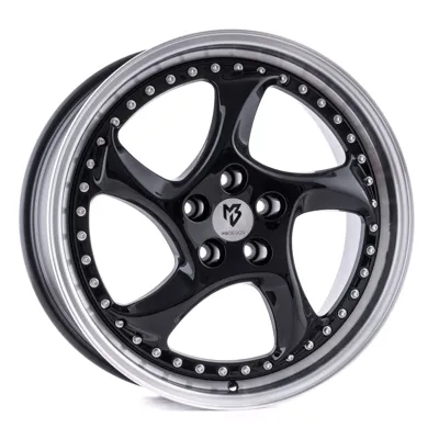 mbDESIGN TURBO S GlansZwart Gepolijst