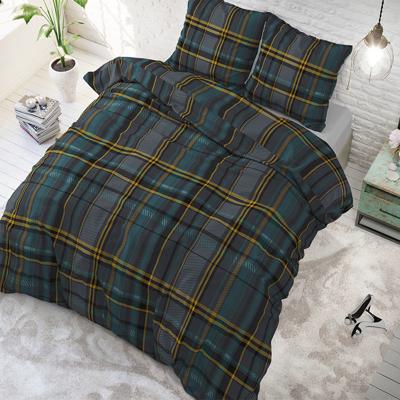 Sleeptime Elegance Tristan Blue Lits-jumeaux (240 x 200/220 cm + 2 kussenslopen)